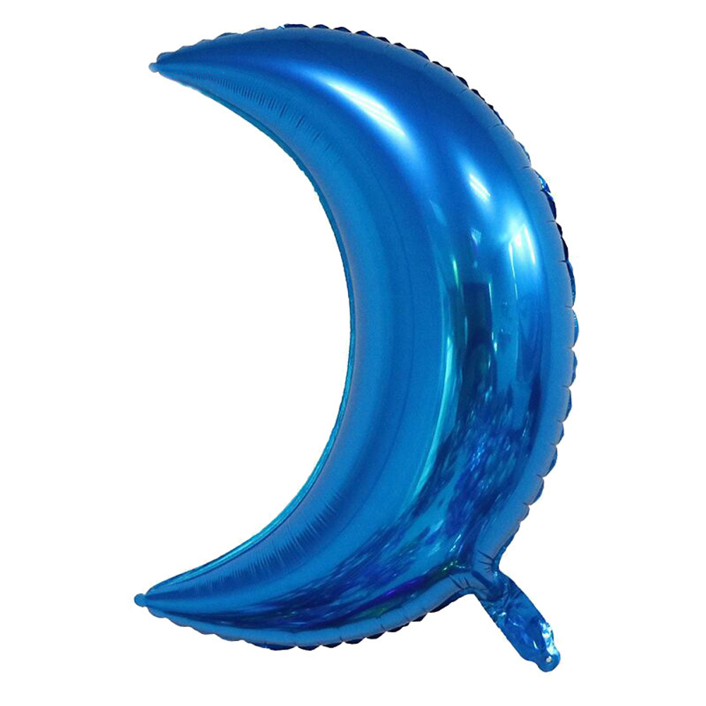 К Фигура Полумесяц Синий 28''/71 см.