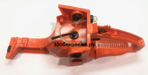 Топливный бак в сборе с ручкой газа для бензопилы 45 / 52 / 4500 / 5200 / 4518 / 5220 ( с праймером )