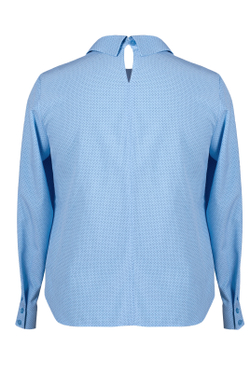 Блузка женская 4084зп, голубая точка #176Гот094084зп