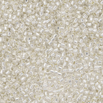 Японский бисер TOHO Treasure (№21), с внутренним серебрением, прозрачный
