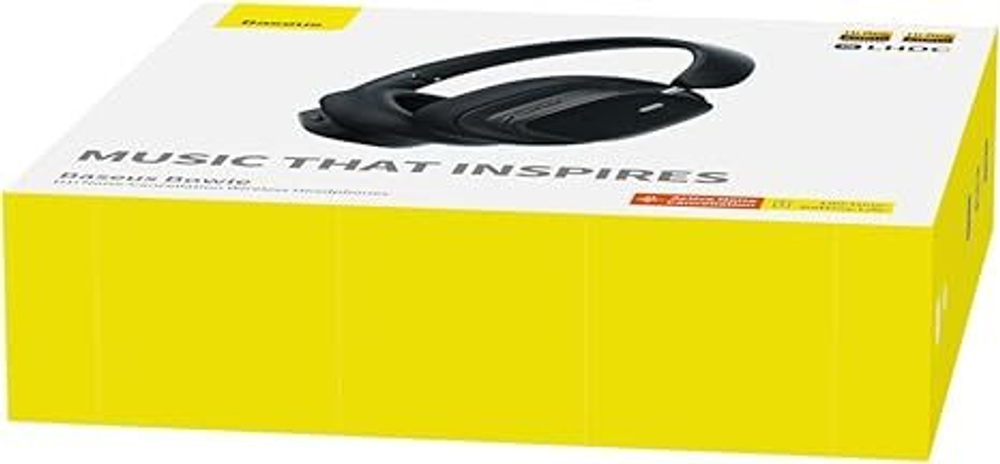 Накладные наушники UGREEN HP203 (35757) HiTune Max 5C Hybrid Active Noise-Cancelling Headphones. Цвет: черный