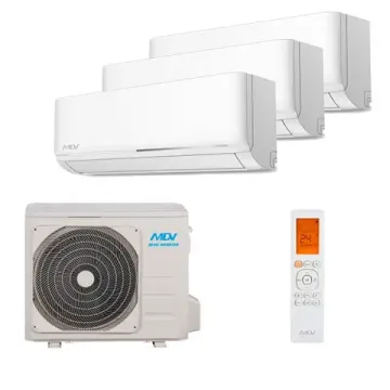 Мультисплит система на 3 комнаты MDV MDSAG-09HRFN8 x 3 / MD3O-27HFN8