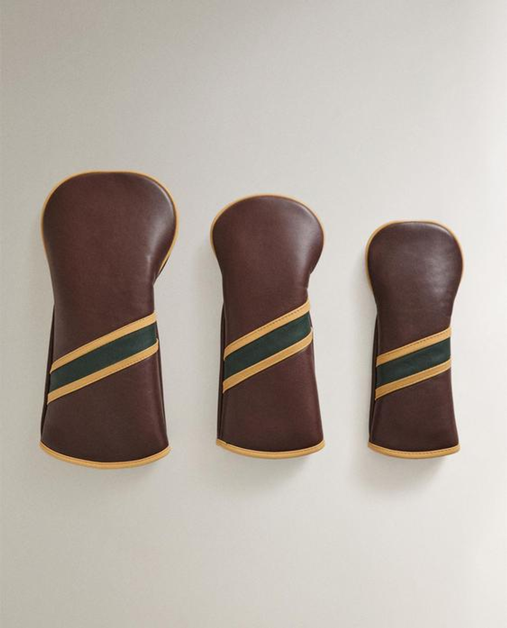 ZARA HOME КОЖАНЫЙ ЧЕХОЛ ДЛЯ ГИБРИДНОЙ КЛЮШКИ ДЛЯ ГОЛЬФА, КОРИЧНЕВЫЙ