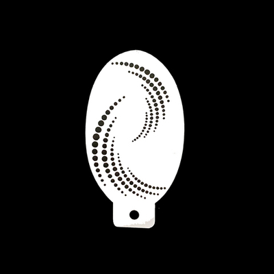 Трафарет для аквагрима "Точки"  8*13