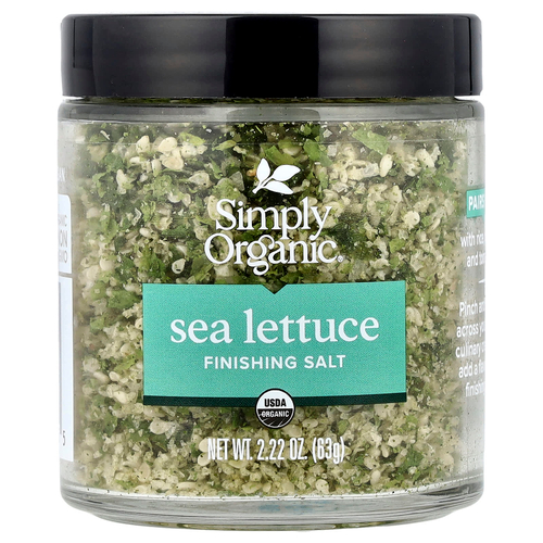 Simply Organic, морская соль, морской салат, 63 г (2,22 унции)