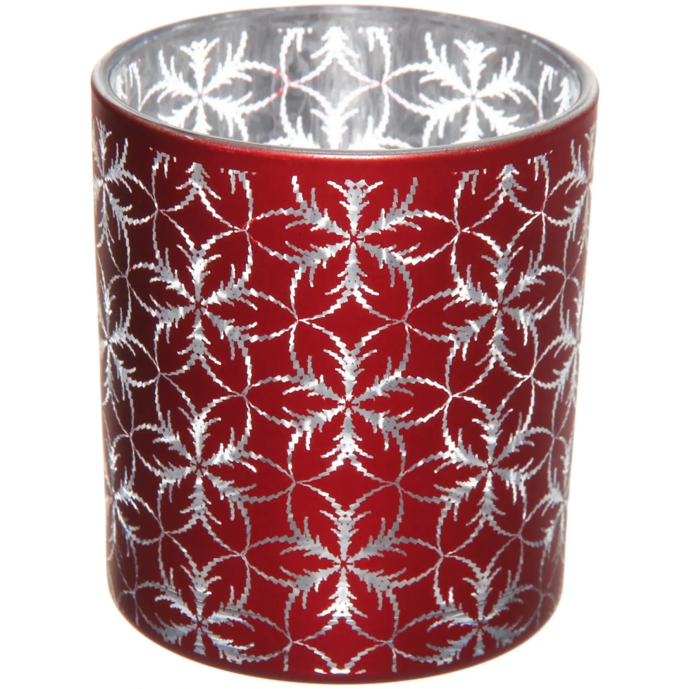 Подсвечник «Фантазия» 7*7,8 см, Красный