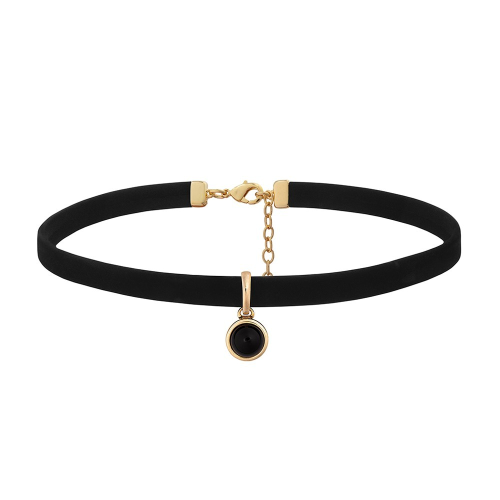 Чокер Possebon Black Agate B0111.4 BW/G