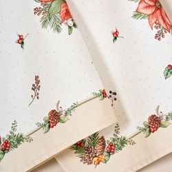 НАБОР ПОЛОТЕНЕЦ ИЗ 2ШТ"CELEBRATION",40Х60СМ, 100% ХЛОПОК,БЕЖЕВЫЙ,ТВИЛ