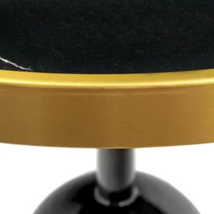 Кофейный столик Bradex Home Gloria диам.50см x 54см, чёрный, металл