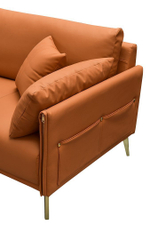 Диван CALIFORNIA NAPPA SF002 (3-х местный) коричневый 6606