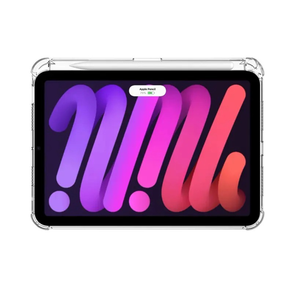 Чехол с усиленными углами и держателем для стилуса на планшет iPad Mini 6 с 2021 года