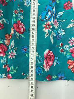 Сарафан Terranova синий с цветами 42 размер