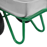 Тачка садово-строительная, 2-х колесная, усиленная, грузоподъемность 320 кг, объем 90 л Palisad