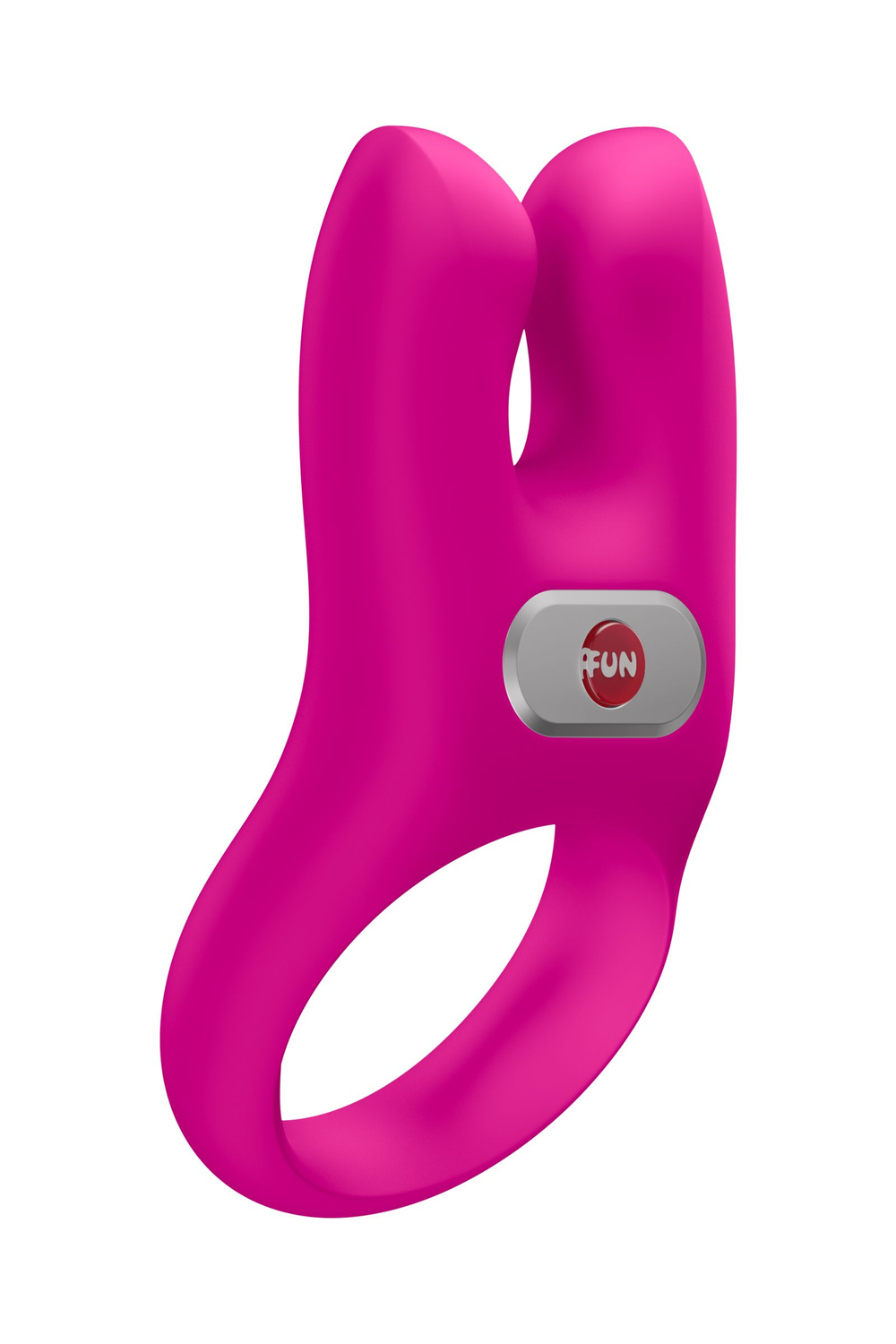 Лиловое эрекционное виброкольцо Nos (Цвет: розовый)