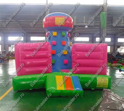 Надувной скалодром "Высокая башня" с высокими бортами 4*4*3 м