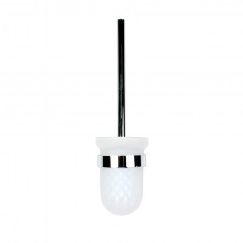 Ёршик туалетный настенный нерж. сталь/стекло SANTORINI 16342.B глянцевый