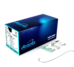 Нить нерассасывающаяся ШЕЛК плетеная Atramat