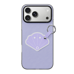 Чехол фиолетового цвета (Shell Edition) для смартфона iPhone 17 Pro, серия Luvy Series (со съемным ремешком) от Dux Ducis