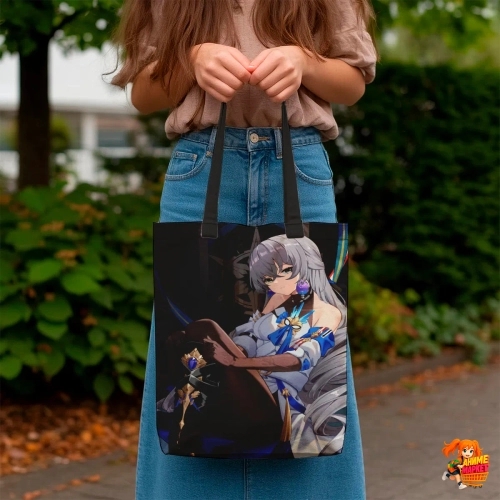 Сумка шоппер с принтом Honkai Star Rail