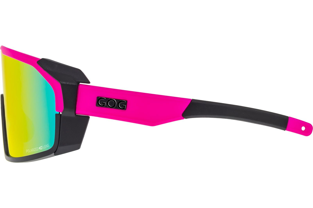 Спортивные очки с диоптриями GOG Annapurna / Matt Neon Pink-Black / Polarized Red Lens