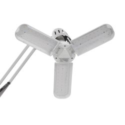 Фитолампа для растений светодиодная ЭРА FITO-24W-Ra90-E27-FOLD 3-х лепестковая полного спектра 24 Вт Е27