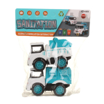 Набор машин 2шт, пакет YM-E39