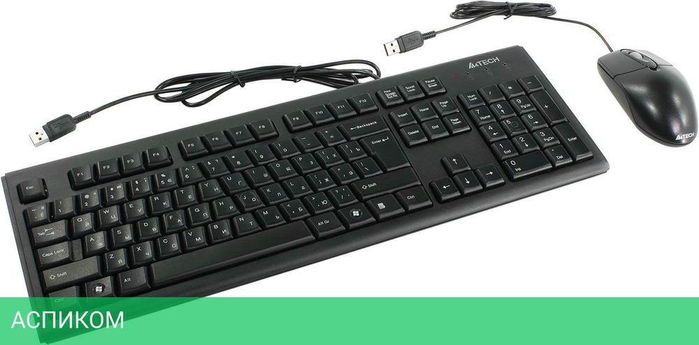 Набор периферии A4Tech KRS-8372 USB Black