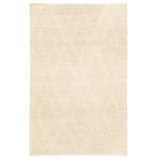 Ковер из шерсти и переработанного хлопка shillong из коллекции ethnic, 120х180см