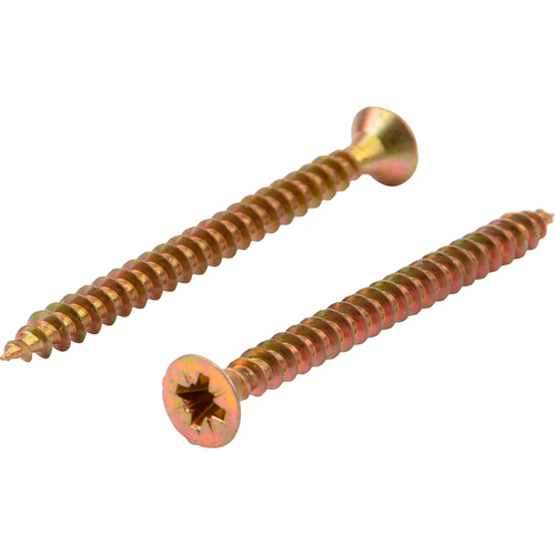 Саморез универсальный 4x50 желтый цинк