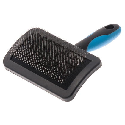 DELIGHT Пуходерка пластиковая жесткий корд, средняя