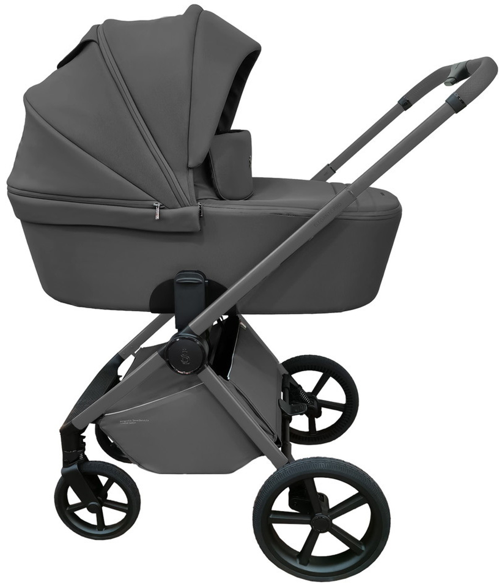 Коляска 3 в 1 Sweet Baby SBL Elegante Pro + автокресло Premier Grey Dark Grey