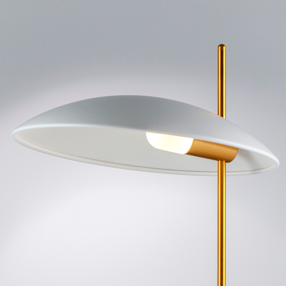 801916 Настольная лампа MARMARA LED 4W 400LM ЗОЛОТО/БЕЛЫЙ/МРАМОР 3000K