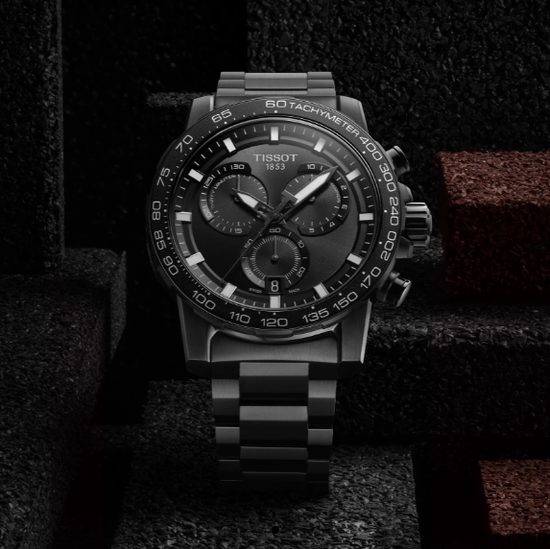 Мужские часы Tissot T125.617.33.051.00 с хронографом на черном