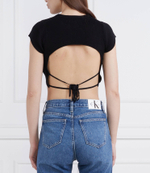 Топ OPEN BACK TIED CALVIN KLEIN JEANS - черный(J20J220709)
