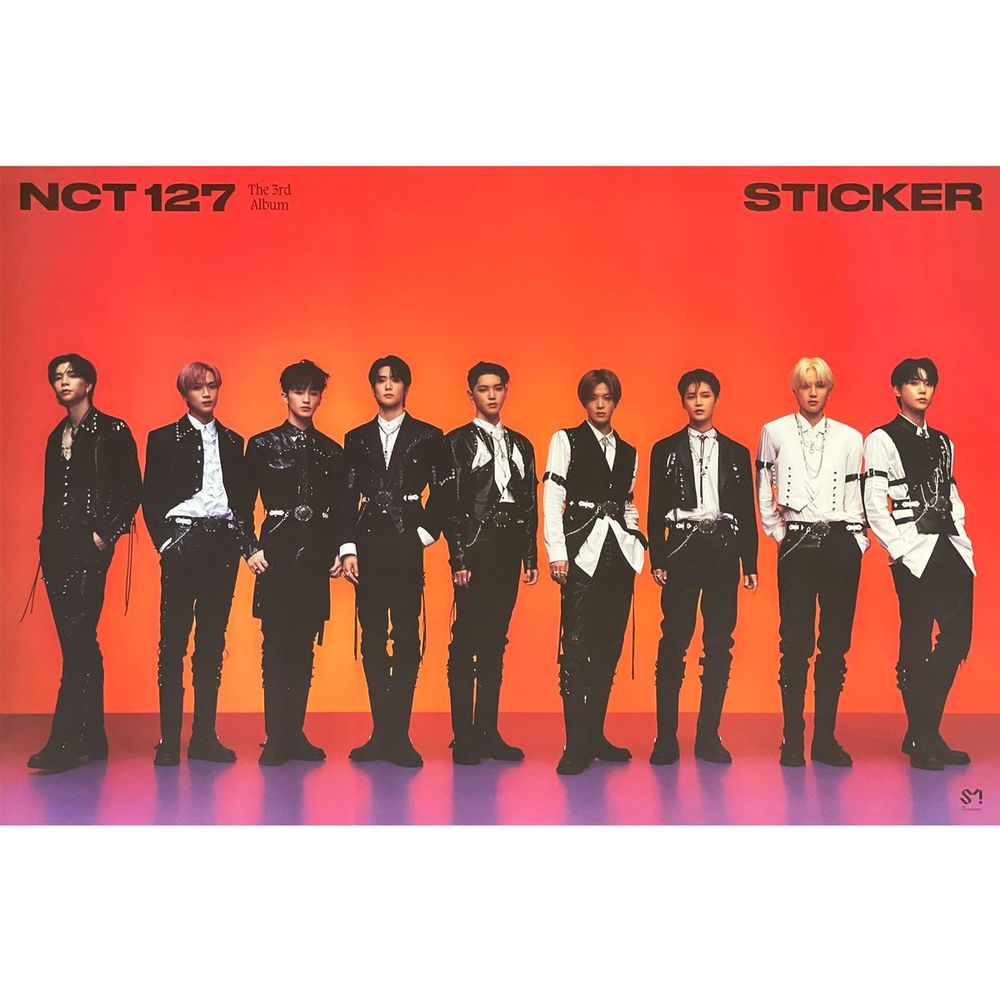 Официальный постер NCT 127 - Sticker (Sticker ver.)