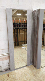 Дверь Входная Лабиринт GRAND С зеркалом Максимум Бетон светлый