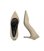 Кожаные туфли на шпильках virgie decollete Pinko - бежевый(100674 A0N9)