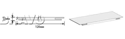 Добор "Т" 2070*100*10