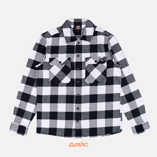 Рубашка мужская Dickies Sacramento Long Sleeve Shirt артикул:WLR23BLK - купить в магазине Дайс