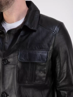 Куртка весна кожаная натуральная