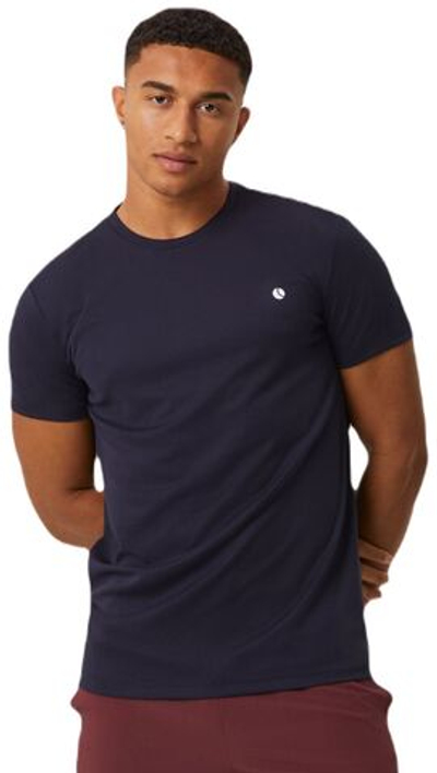 Мужская теннисная футболка Björn Borg Ace T-Shirt Stripe - night sky