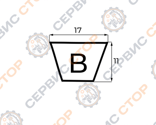 Ремень B2240 Lw / 2195 Li / 2264 La