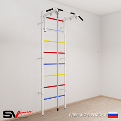 Шведская стенка Sv Sport 509 (Турник стандарт/Канат)