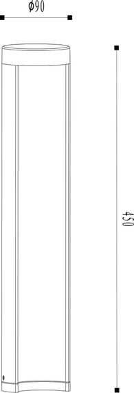 Уличный светодиодный светильник Lucide Combo 27874/45/30