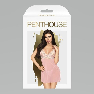 Пеньюар Penthouse "Bedtime story" rose (M/L) в комплекте с трусиками. (Цвет: розовый)