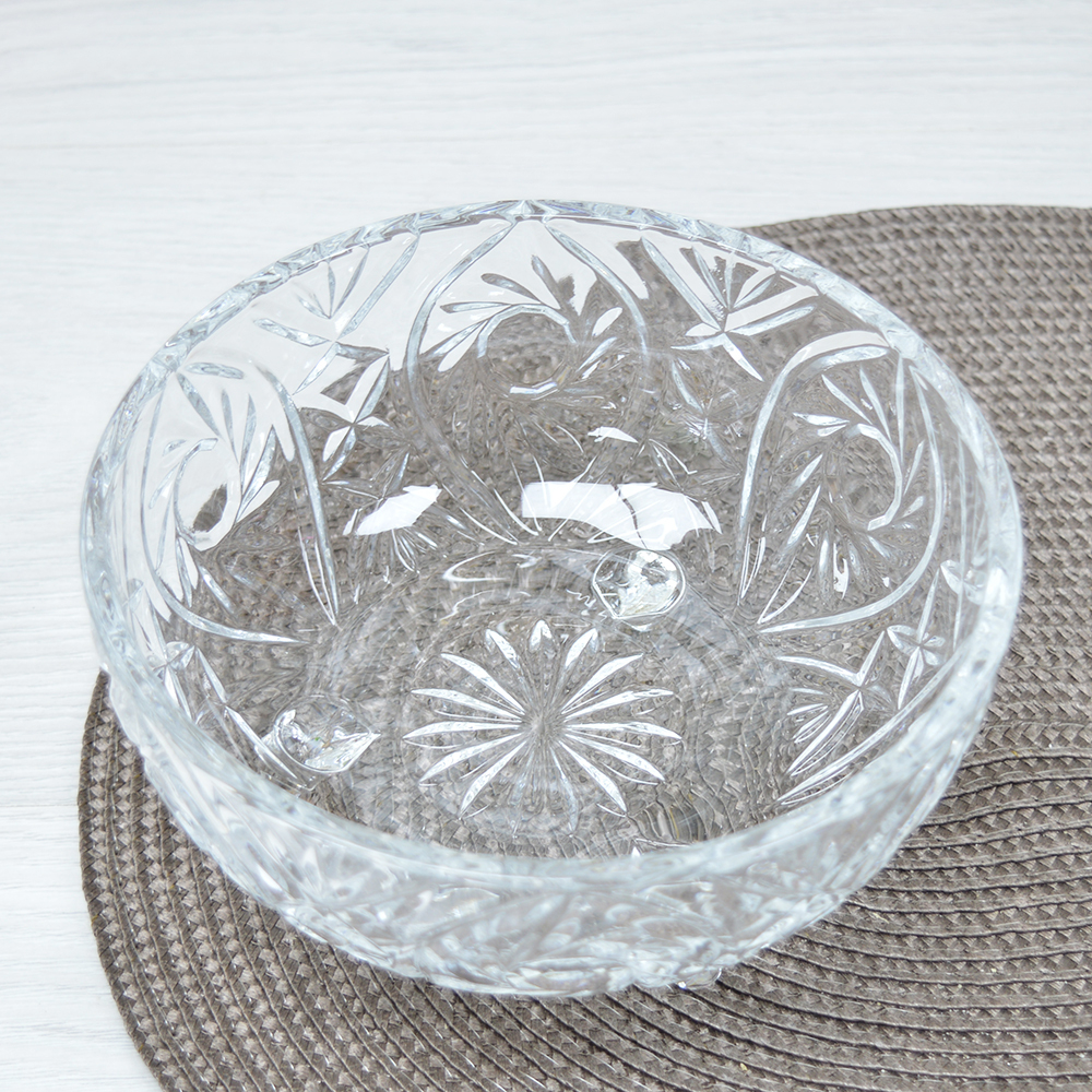 Ваза для конфет и печенья на ножках d16см h19см, TG003