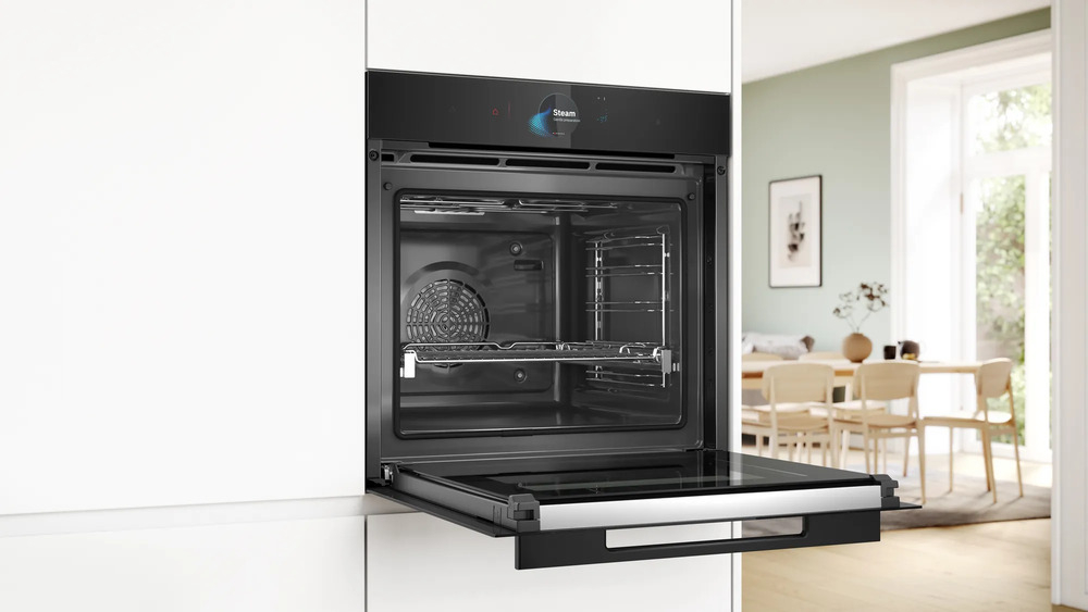 Встраиваемый духовой шкаф Bosch Accent Line HRG978NB1, чёрный