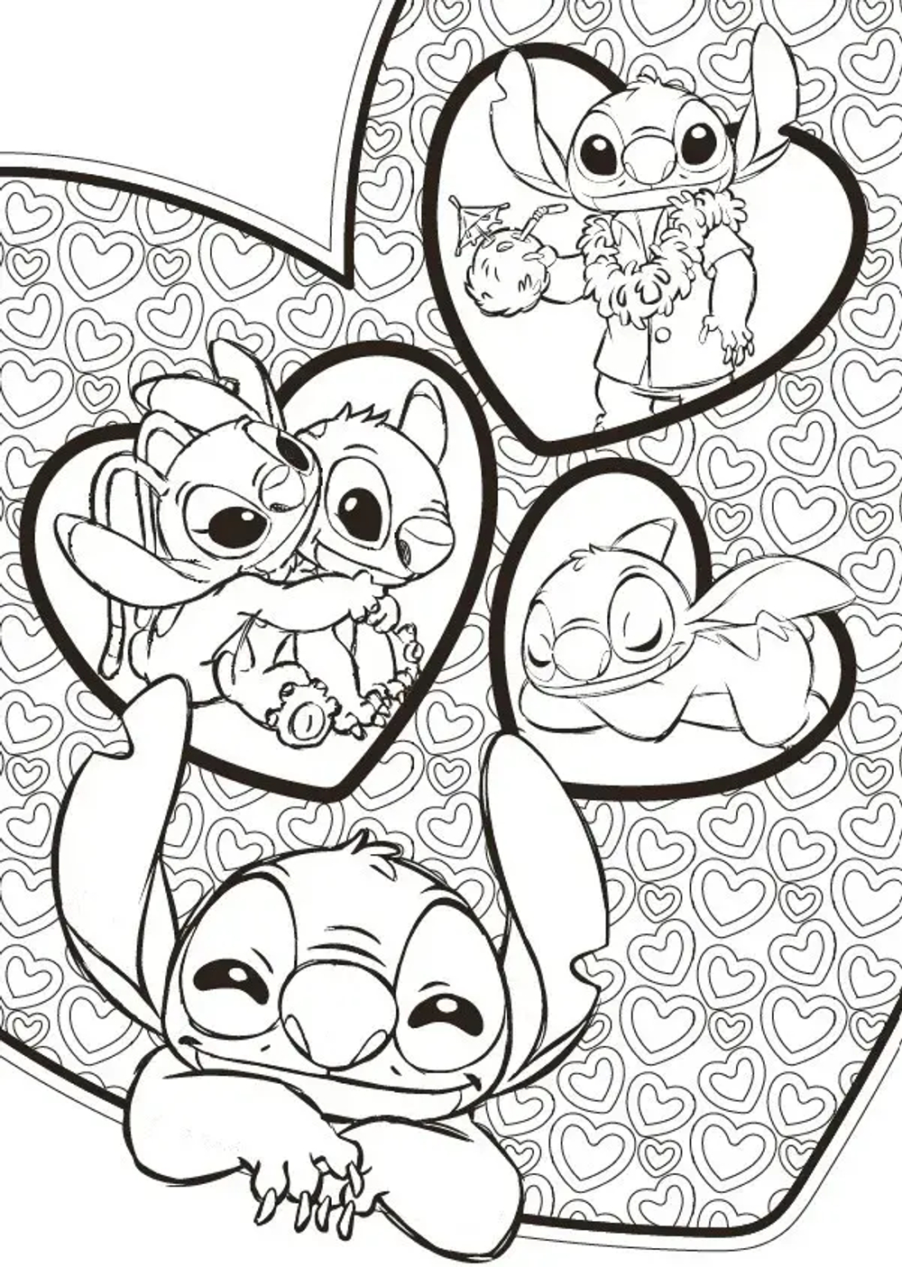 Раскраска по номерам Coloriages mystres Disney - официальное польское издание. Мандалы, оптические иллюзии, раскраски.