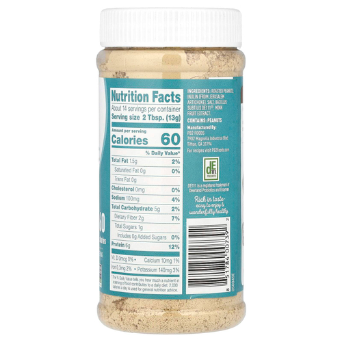 PB2 Foods, The Original PB2, арахисовый порошок с пре- и пробиотиками, 184 г (6,5 унции)