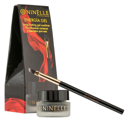 Ninelle Подводка для глаз Energia Gel, устойчивая, гелевая, тон №411, Черный